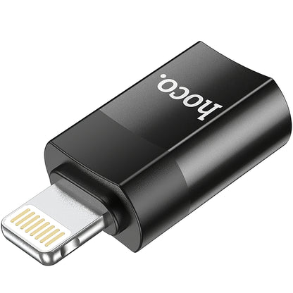USB-C - Lightning data- og ladeadapter HOCO UA17, svart 