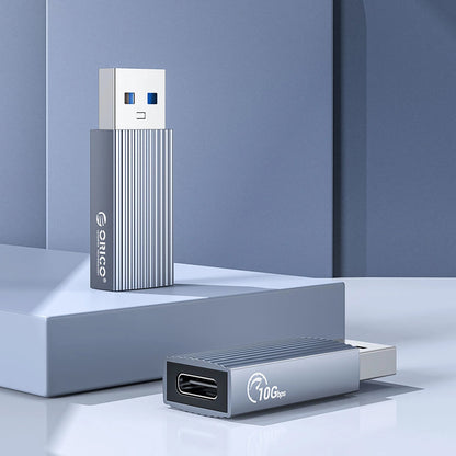 USB-C - USB-A Data og Ladeadapter Orico AH-AC10, Grå