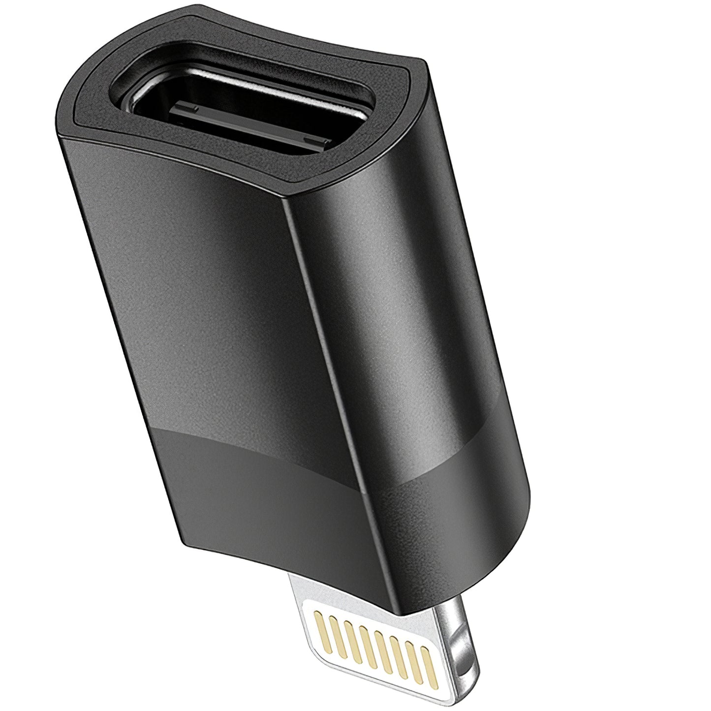 USB-C - Lightning data- og ladeadapter HOCO UA17, svart 