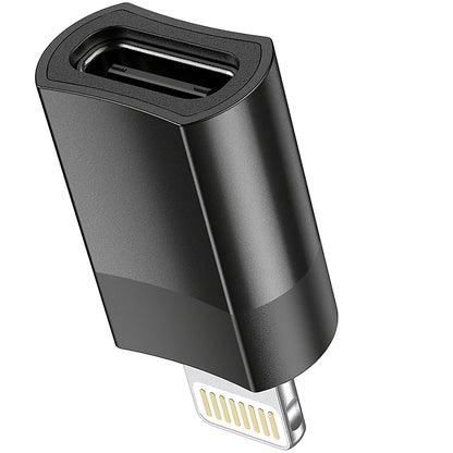 USB-C - Lightning data- og ladeadapter HOCO UA17, svart 