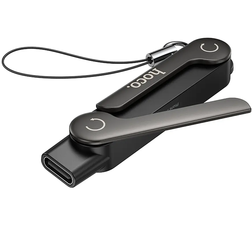 USB-C Data- og Ladeadapter - USB-C HOCO UA47A, Svart