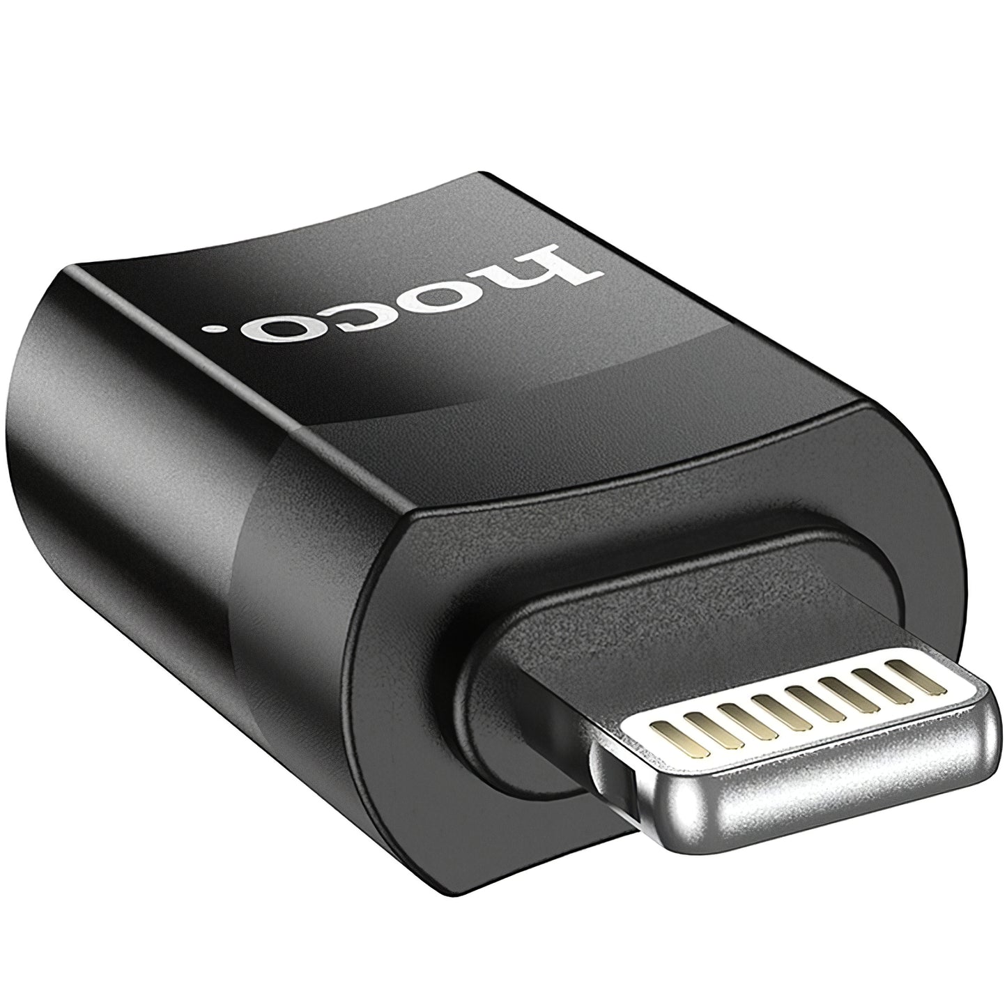USB-C - Lightning data- og ladeadapter HOCO UA17, svart 