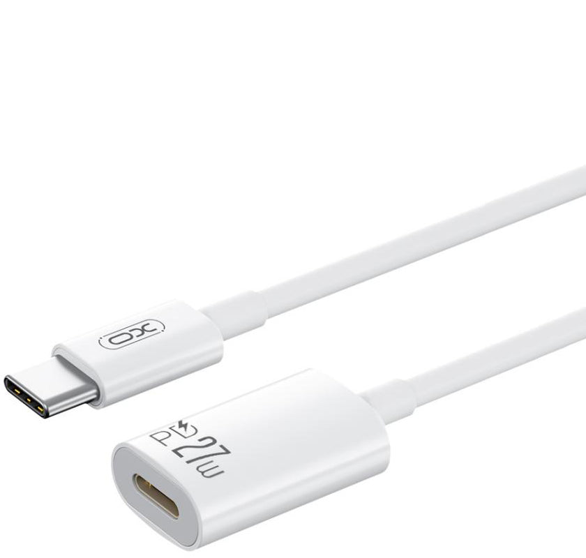 Adapter for Data og Lading USB-C - Lightning XO Design NB-R268A, Hvit