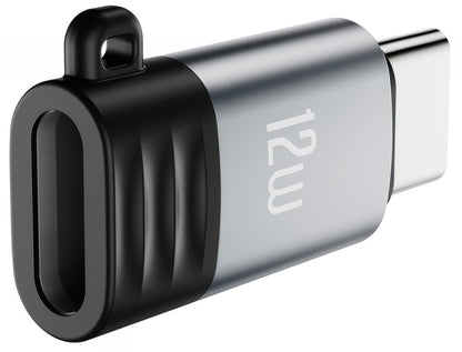 Lightning - USB-C Data og Ladeadapter XO Design NB263B, Svart