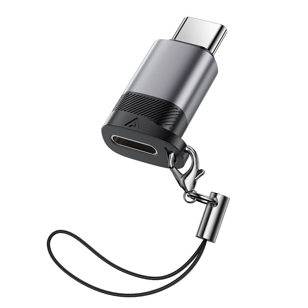 Adapter for Data og Lading Lightning - USB-C Acefast J19, Grå