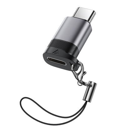 Adapter for Data og Lading Lightning - USB-C Acefast J19, Grå