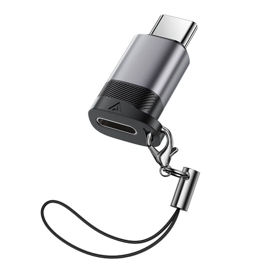 Adapter for Data og Lading Lightning - USB-C Acefast J19, Grå