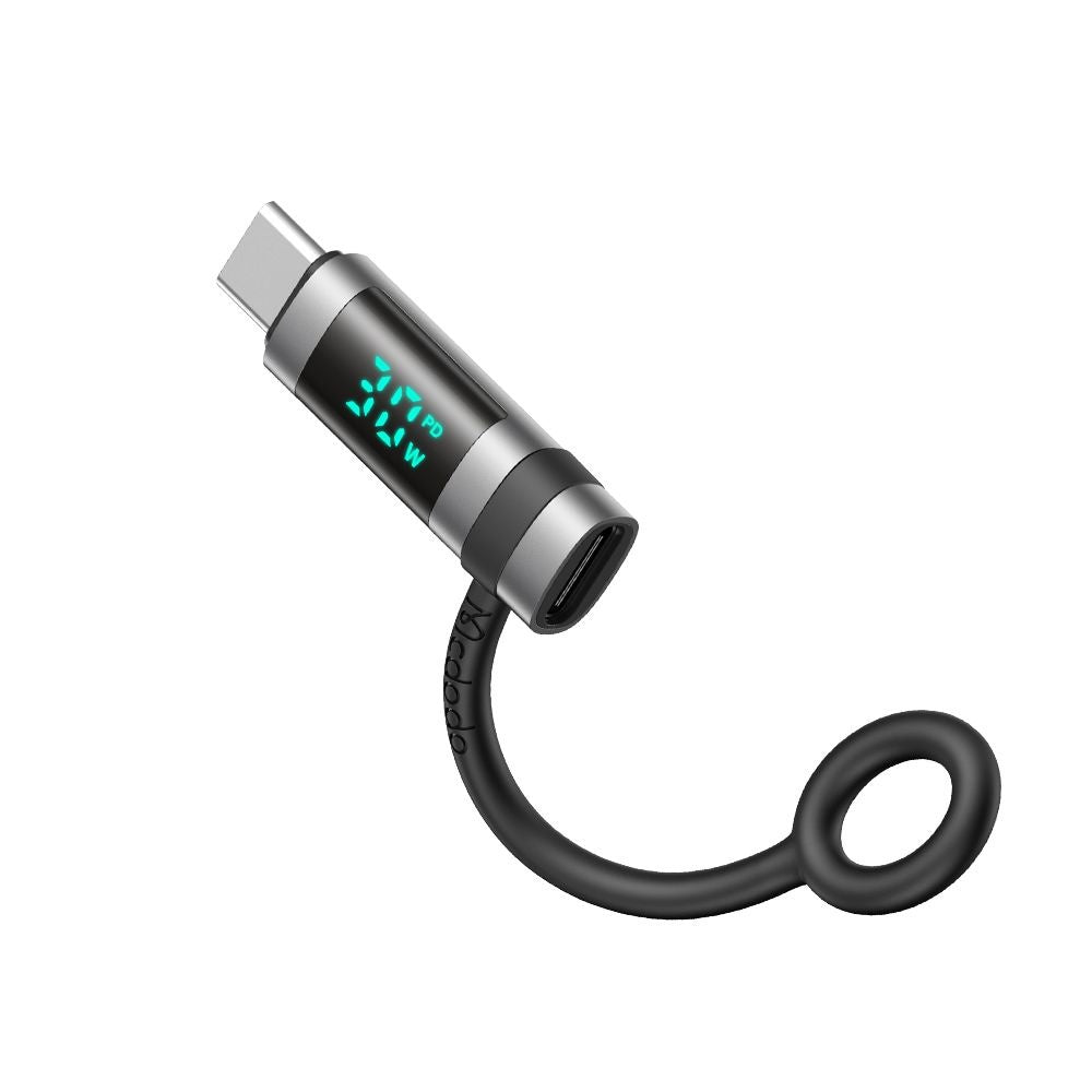Adapter for Data og Lading Lightning - USB-C McDodo OT-0180 Pigeon Display, Svart