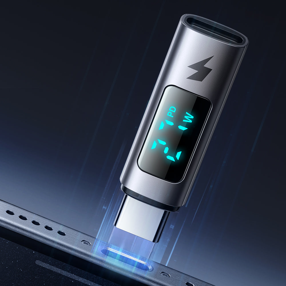 Adapter for Data og Lading Lightning - USB-C McDodo OT-5990 Wales Display, Svart