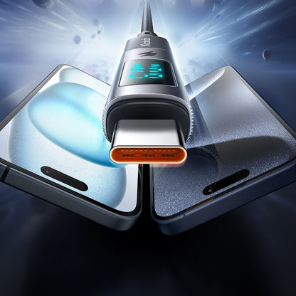 Adapter for Data og Lading Lightning - USB-C McDodo OT-5990 Wales Display, Svart