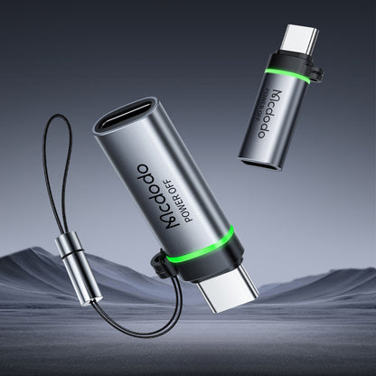Adapter for Data and Charging Lightning - USB-C McDodo OT-6010 Power Off, Svart