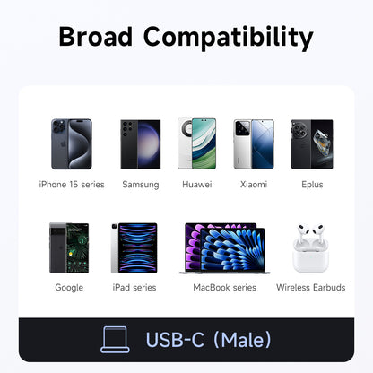 Adapter for Data and Charging Lightning - USB-C McDodo OT-6010 Power Off, Svart