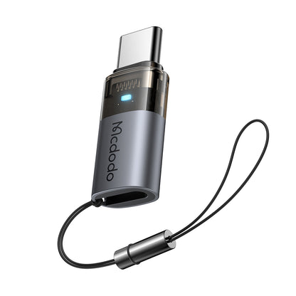 Adapter for Data og Lading Lightning - USB-C McDodo OT-7610, Svart
