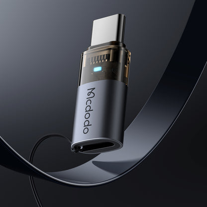 Adapter for Data og Lading Lightning - USB-C McDodo OT-7610, Svart