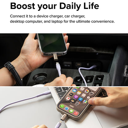 Adapter for Data og Lading Lightning - USB-C Ringke, Brun, Sett med 2 stykker
