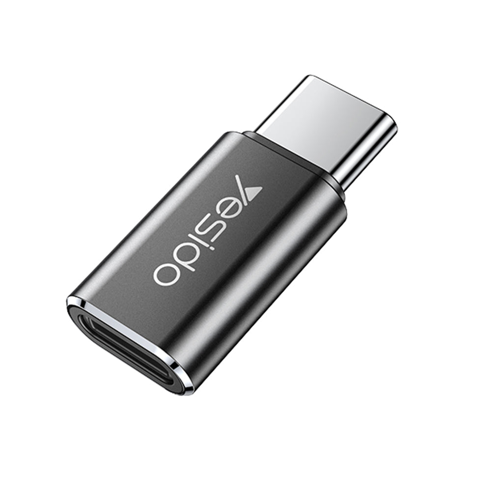 Adapter for Data og Lading Lightning - USB-C Yesido GS22, Grå
