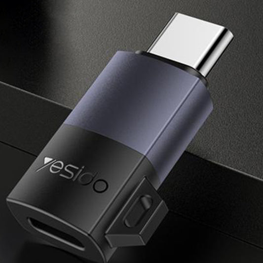 Adapter for Data og Lading Lightning - USB-C Yesido GS28, Grå
