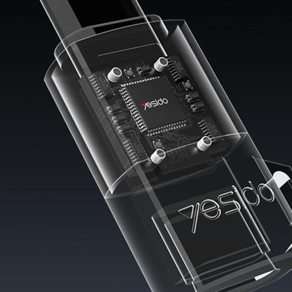Adapter for Data og Lading Lightning - USB-C Yesido GS28, Grå