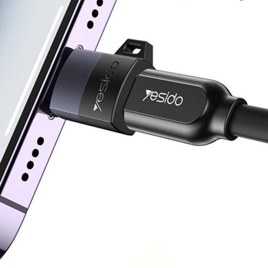 Adapter for Data and Charging microUSB - Lightning Yesido GS30, Grå