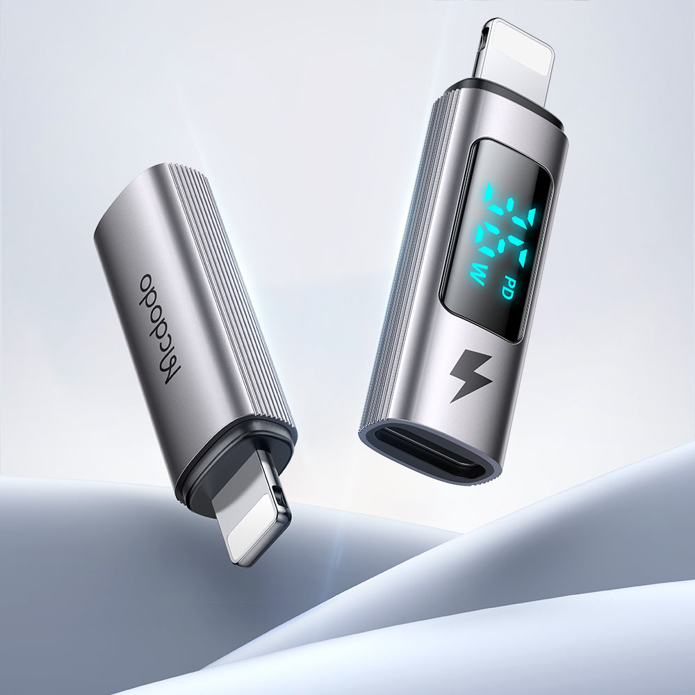 USB-C - Lightning McDodo OT-6100 Wales Display Adapter, Svart