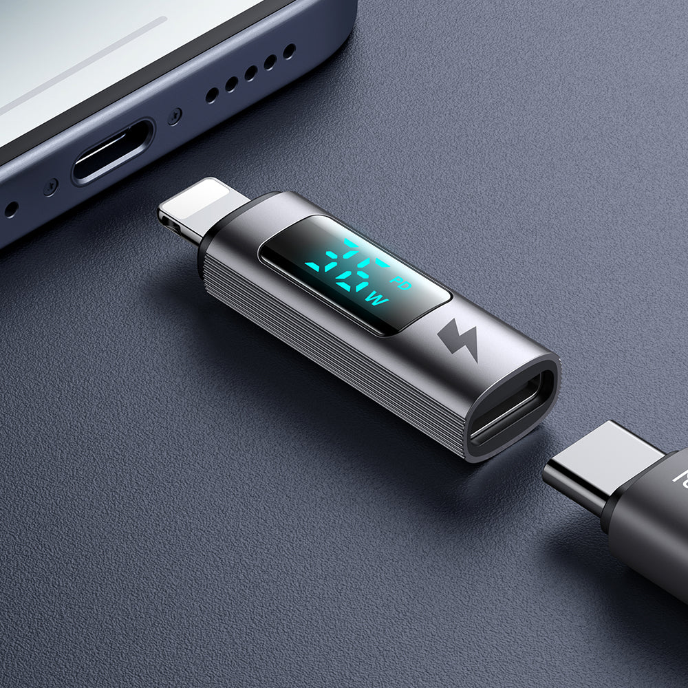 USB-C - Lightning McDodo OT-6100 Wales Display Adapter, Svart