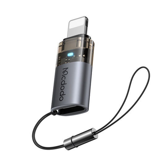 USB-C - Lightning McDodo OT-7630 Data- og Ladeadapter, Svart