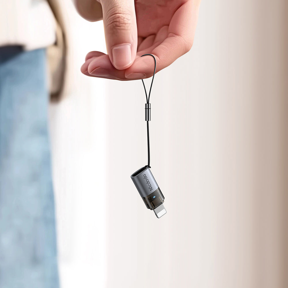 USB-C - Lightning McDodo OT-7630 Data- og Ladeadapter, Svart