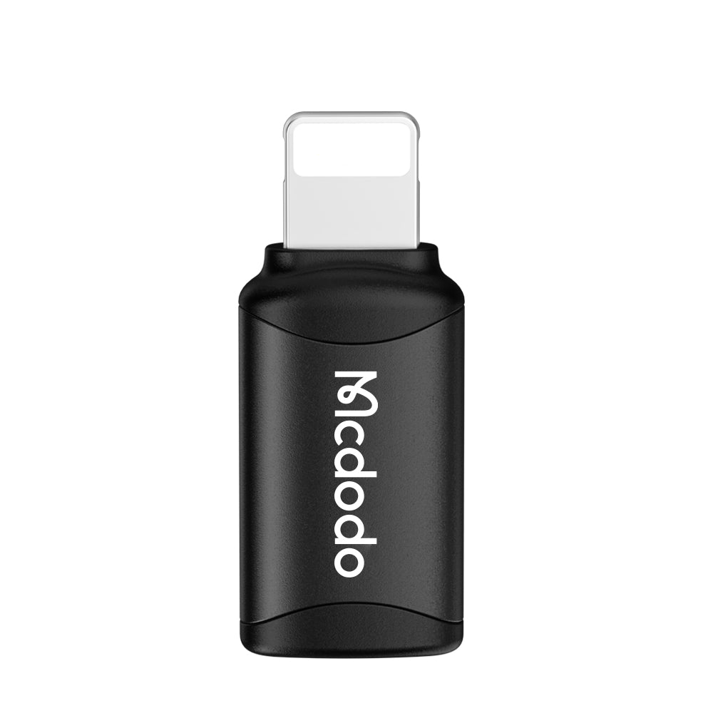Adapter for Data og Lading USB-C - Lightning McDodo OT-7680, Svart