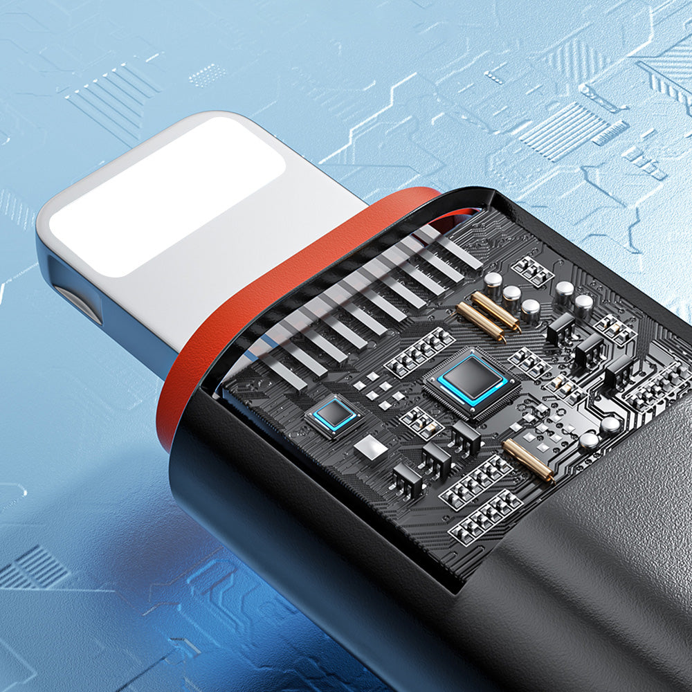 Adapter for Data og Lading USB-C - Lightning Techsuit A3 HyperPort, Svart Oransje