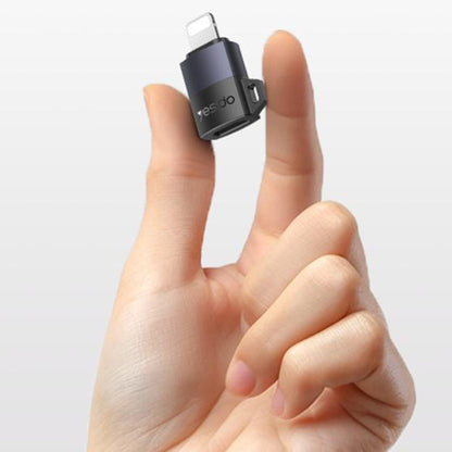 USB-C - Lightning Data- og Ladeadapter Yesido GS27, Grå