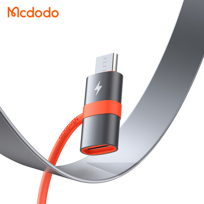 Adapter for Data og Lading USB-C - microUSB McDodo OT-3820, Grå