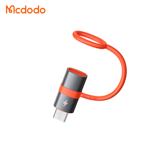 Adapter for Data og Lading USB-C - microUSB McDodo OT-3820, Grå