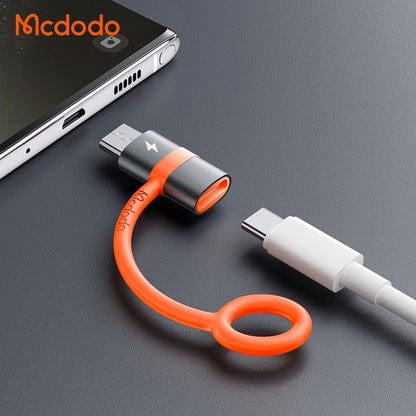 Adapter for Data og Lading USB-C - microUSB McDodo OT-3820, Grå