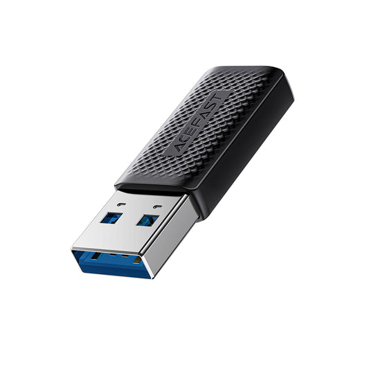 Adapter for Data og Lading USB-C - USB-A Acefast J2, Svart