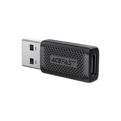 Adapter for Data og Lading USB-C - USB-A Acefast J2, Svart