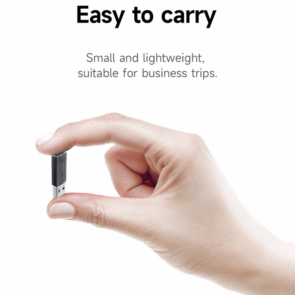 Adapter for Data og Lading USB-C - USB-A Acefast J2, Svart