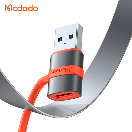 Adapter for Data og Lading USB-C - USB-A McDodo OT-3800, Grå