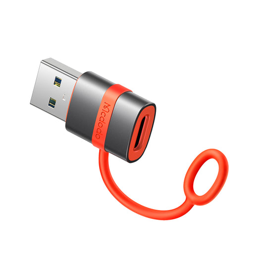 Adapter for Data og Lading USB-C - USB-A McDodo OT-3800, Grå