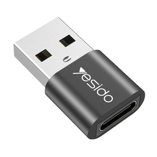 Adapter for Data og Lading USB-C - USB-A Yesido GS09, Svart