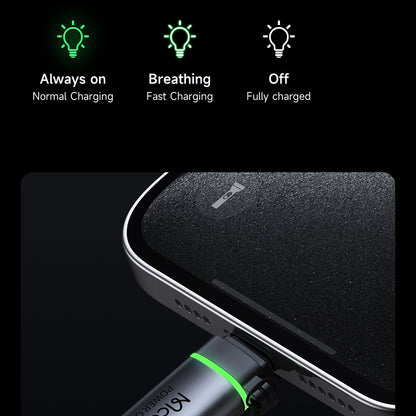 USB-C Data og Ladeadapter - USB-C McDodo OT-2450 Power Off, Svart