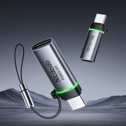 USB-C Data og Ladeadapter - USB-C McDodo OT-2450 Power Off, Svart