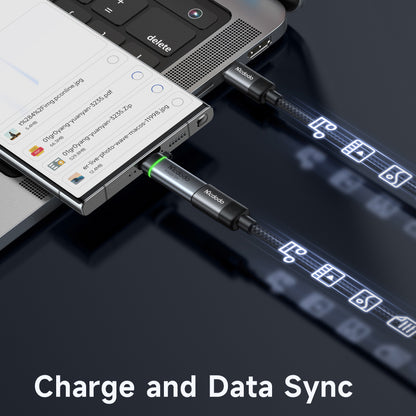 USB-C Data og Ladeadapter - USB-C McDodo OT-2450 Power Off, Svart