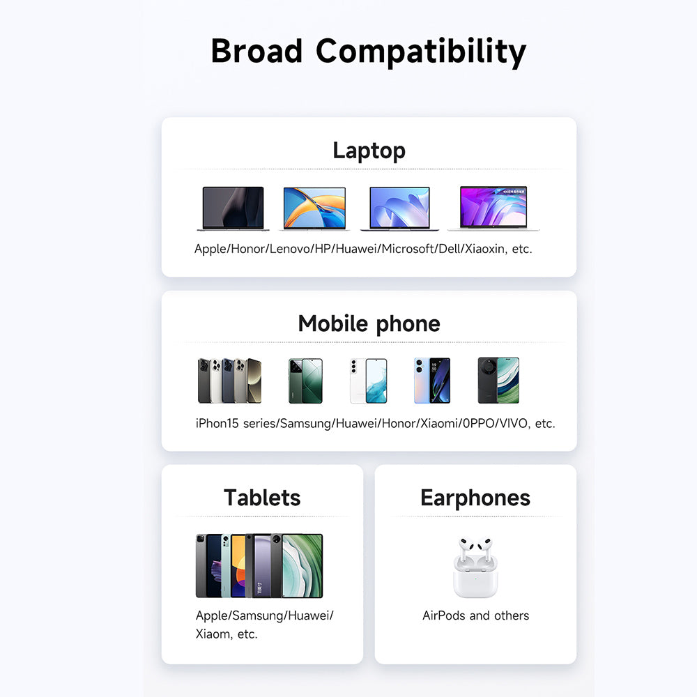 USB-C Data og Ladeadapter - USB-C McDodo OT-2450 Power Off, Svart