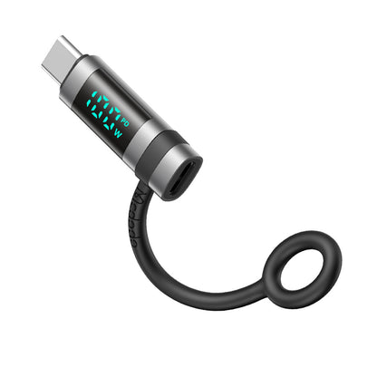 USB-C Data og Ladeadapter - USB-C McDodo OT-2620 Pigeon Display, Svart
