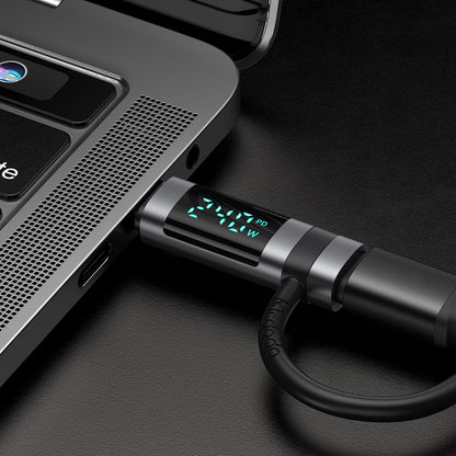 USB-C Data og Ladeadapter - USB-C McDodo OT-2620 Pigeon Display, Svart