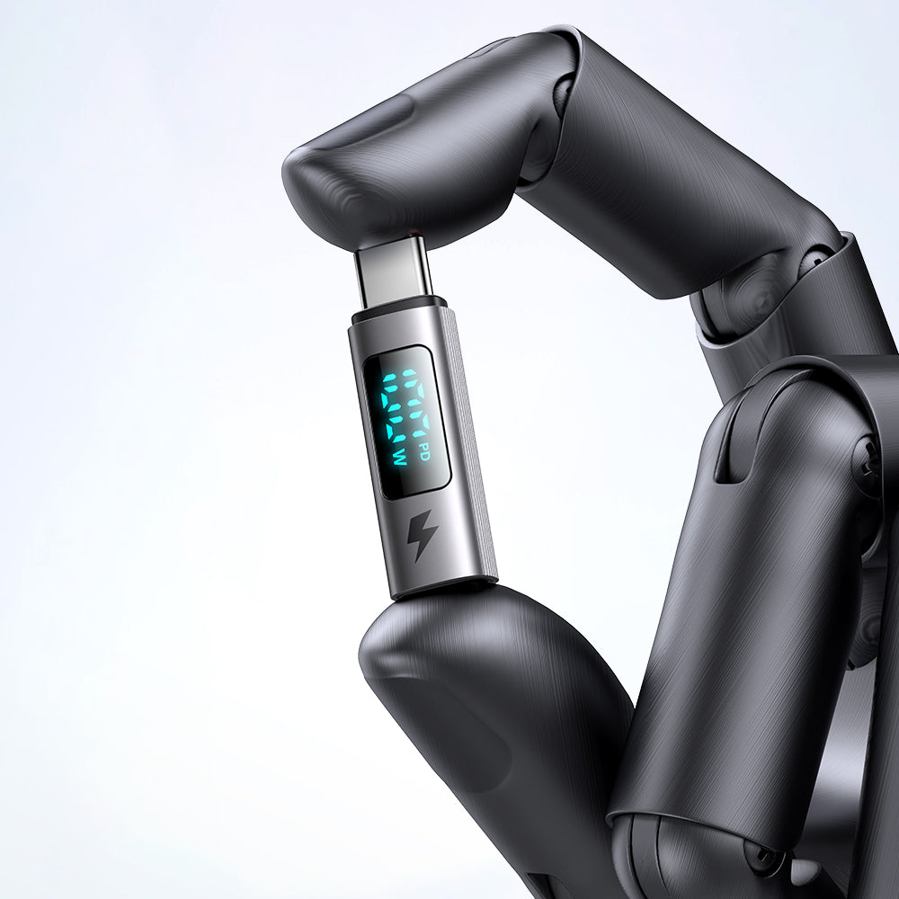 USB-C Data- og Ladeadapter - USB-C McDodo OT-6090 Wales Display, Svart