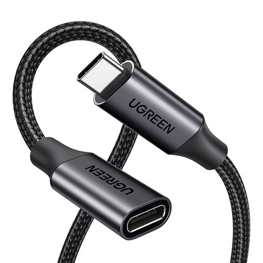 UGREEN US372 USB-C forlenger (45191), 1m, Svart