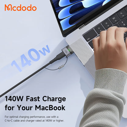 USB-C Ladeadapter - MagSafe 3 McDodo OT-8850, Svart