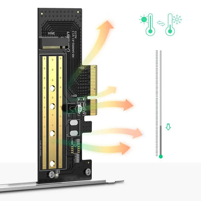 SSD-grensesnittadapter UGREEN CM302 (70503), NVMe M.2 - PCIe 3.0 X4