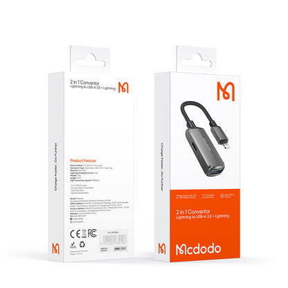 OTG Lightning - USB-A McDodo CA-2690, Grå